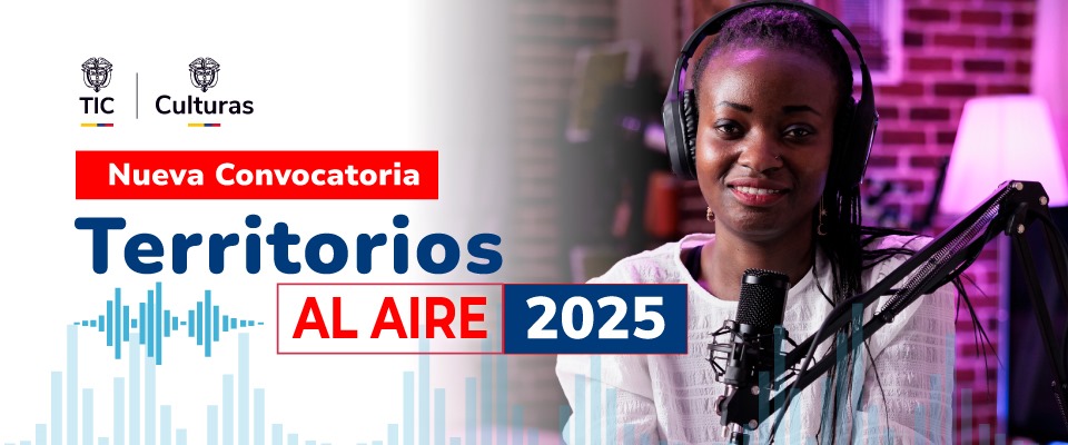 Imagen diseñada para convocatoria 'Territorios al aire 2025'
