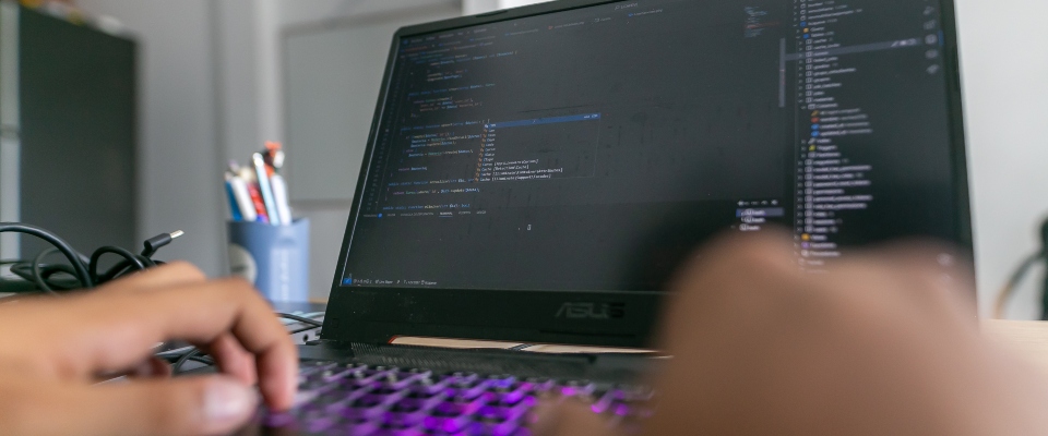 Foto de un computador