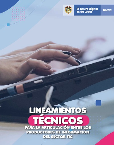 Lineamientos técnicos productores de información del Sector TIC Lineamientos técnicos productores de información del Sector TIC