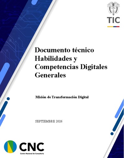Documento técnico Habilidades y competencias digitales generales