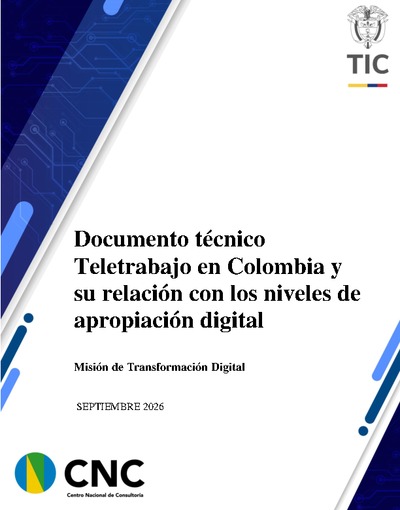 Documento técnico Teletrabajo, trabajo remoto y apropiación digital